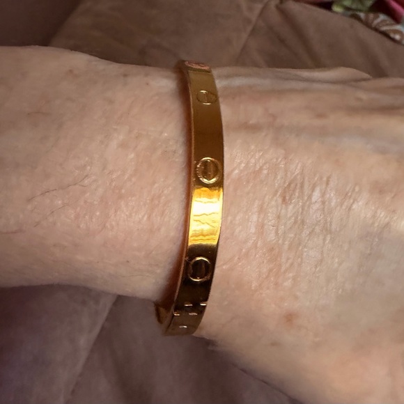 LARGE-Charles Revson Love Bracelet - Picture 6 of 8